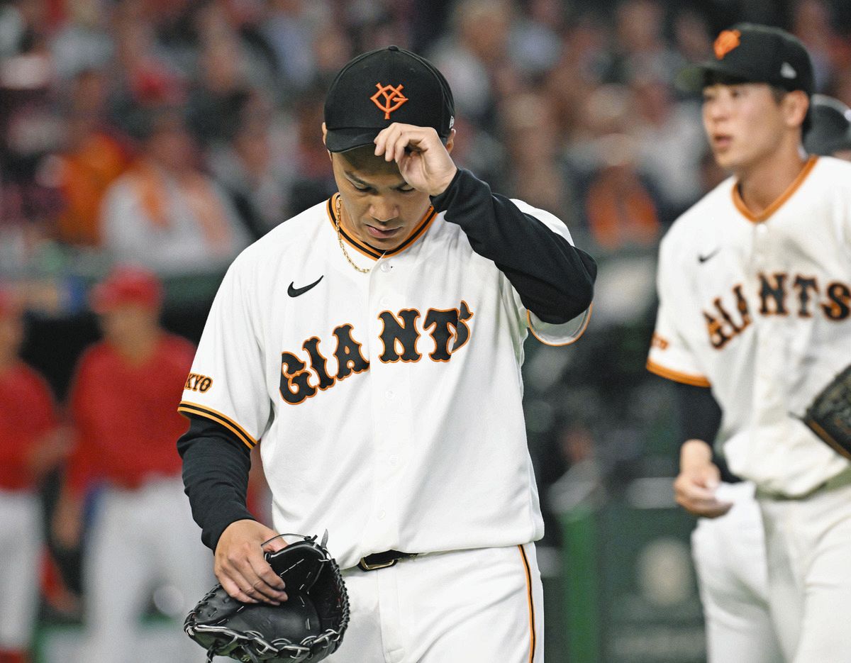 巨人・則本昂大が登録抹消 28日の広島戦で6失点：中日スポーツ・東京中