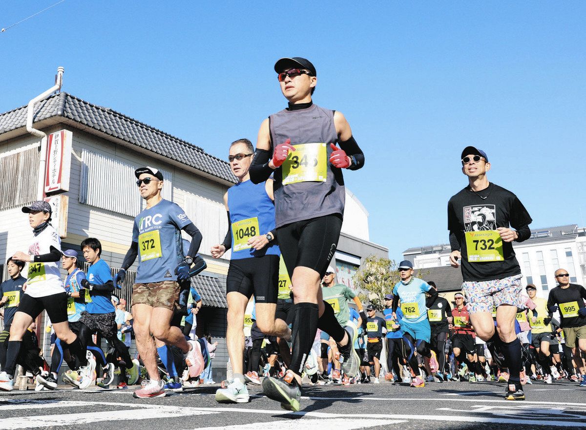 忍者の里を駆け抜ける 伊賀上野シティマラソン2125人完走：中日新聞Web