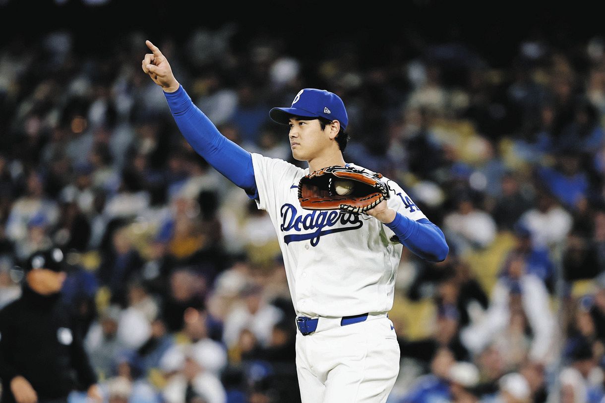 大谷翔平、5年ぶり『投手専念』で今季2勝目…ドジャースは早くも貯金10 
