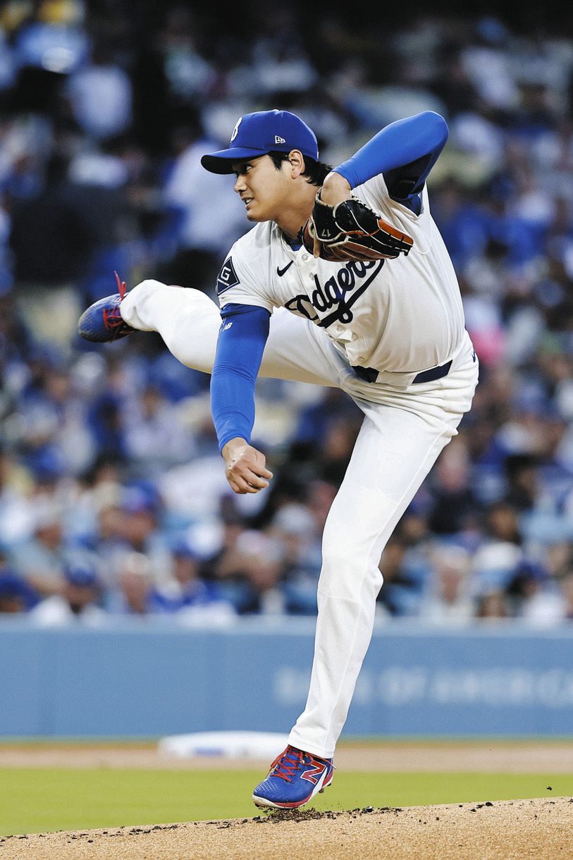 大谷翔平、5年ぶり『投手専念』で今季2勝目…ドジャースは早くも貯金10