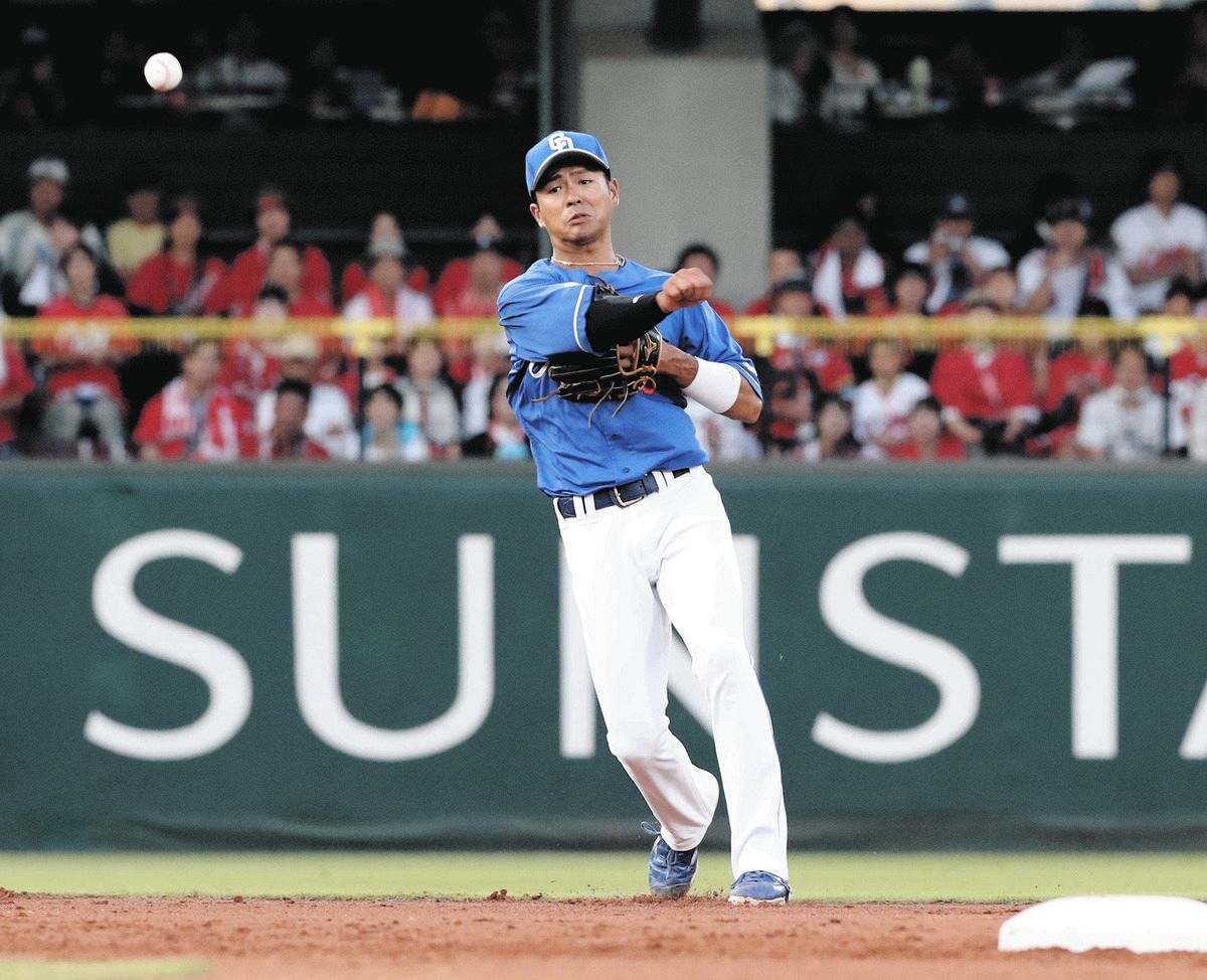 中日・土田龍空、久々先発出場で守備では難しいゴロを落ち着いて処理も