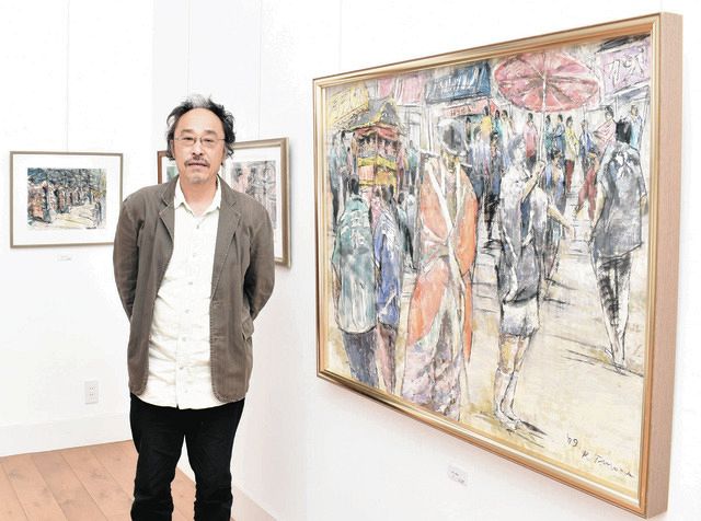 伊賀の風景多彩に 画家・田村さんが個展：中日新聞Web
