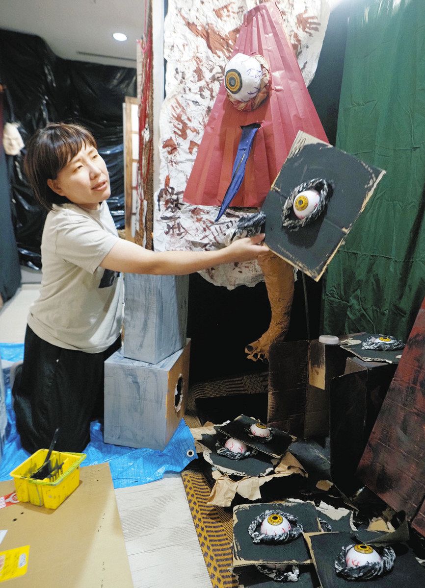 地元の妖怪題材に「おばけやしき」 20日から長浜市曳山博物館で夏休み