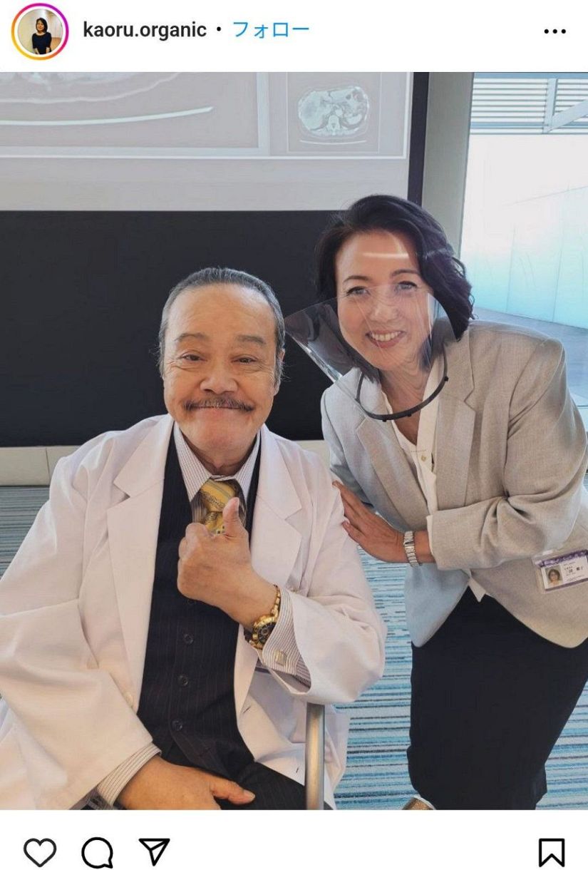 ◇杉田かおる、「大好きです」西田敏行さんと【写真】：中日スポーツ