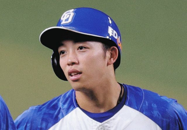 岡林勇希が月間MVP賞初受賞、7月セ・トップ打率.382、34安打 本塁打
