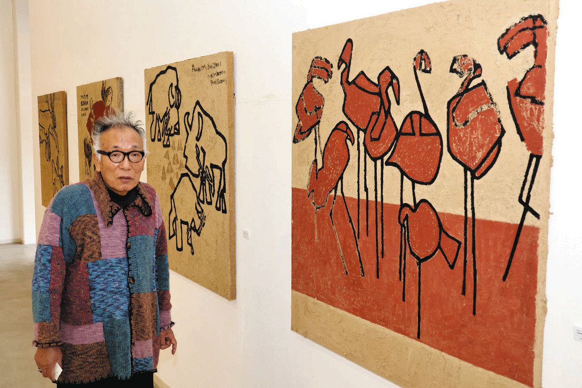 画歴60年を振り返る30点 津の現代美術作家・鈴木さんが南伊勢で個展