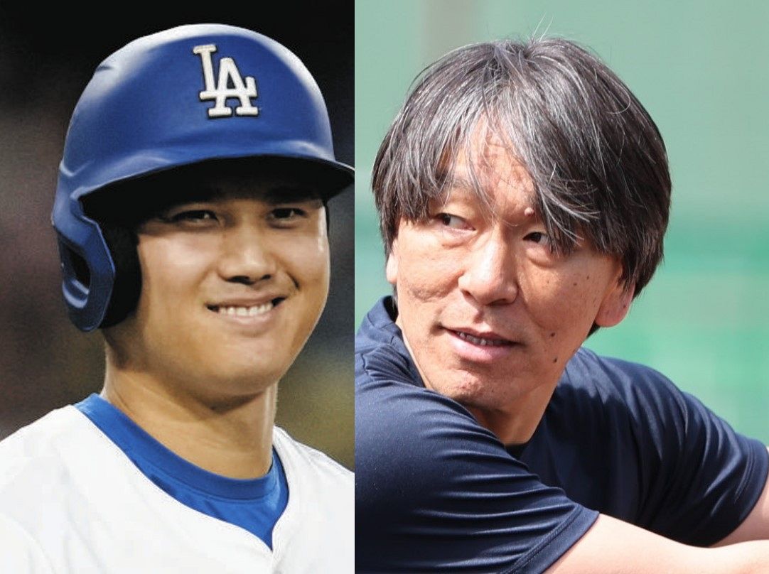 大谷翔平 松井秀喜 toppsnow blue 49シリ エンゼルス ヤンキース