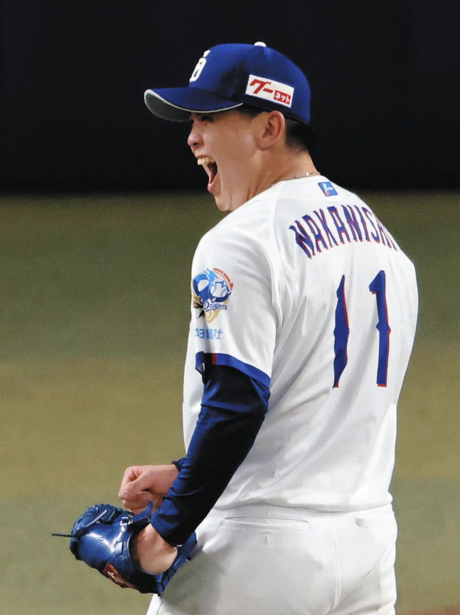 中日の先発・中西聖輝、7イニング3失点でプロ初勝利の権利持ち降板