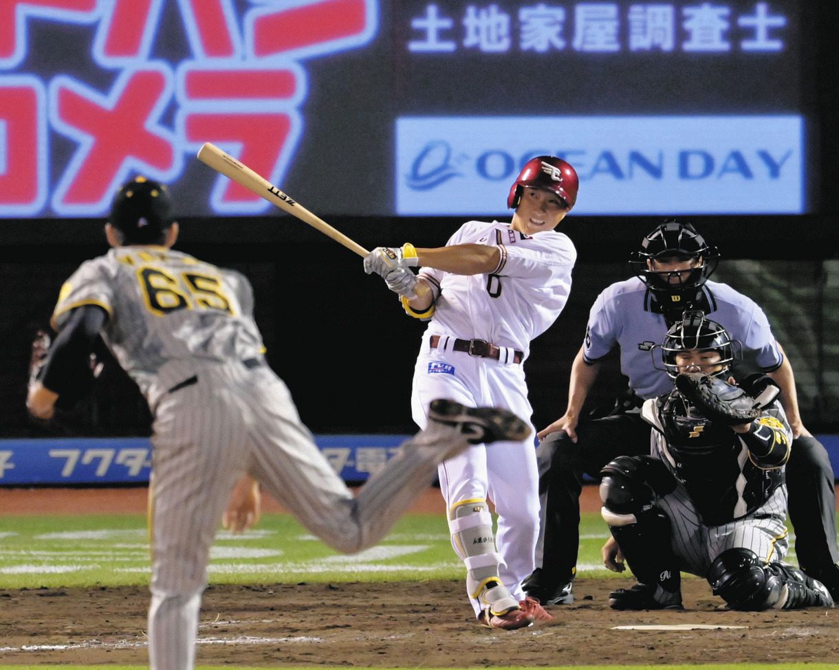 小深田大翔の3ランで逆転サヨナラ勝ち 今季初登板の辛島航が巧みな