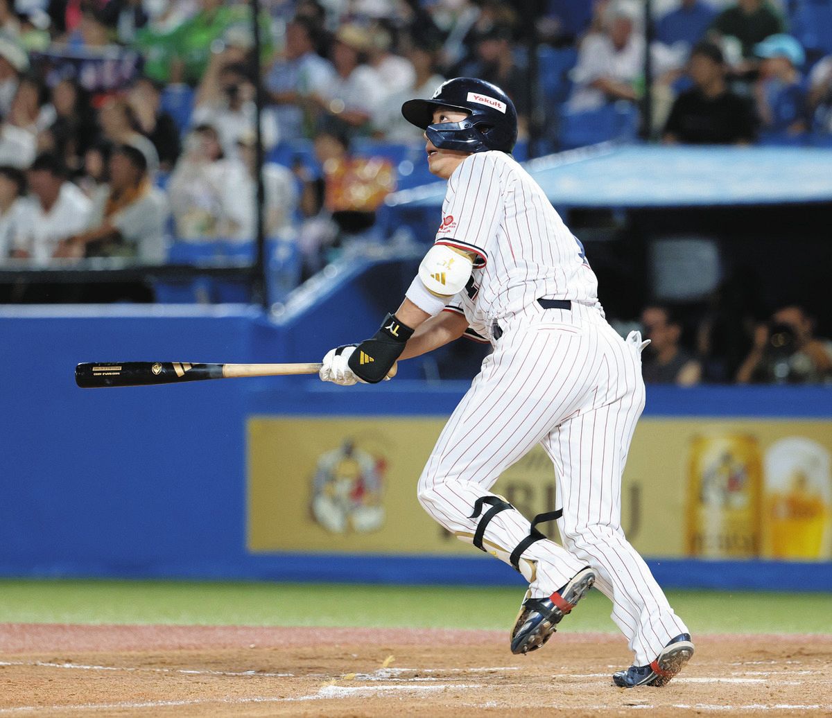 ヤクルト・山田哲人、10号ソロで通算1000得点達成 12年連続2桁本塁打