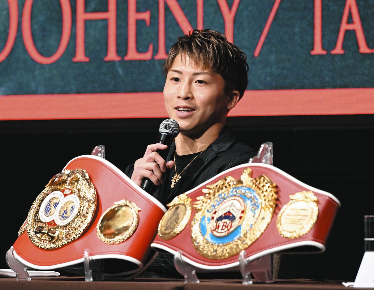 井上尚弥、”完封勝利”宣言「一発も触れさせない」 T・J・ドヘニーとの