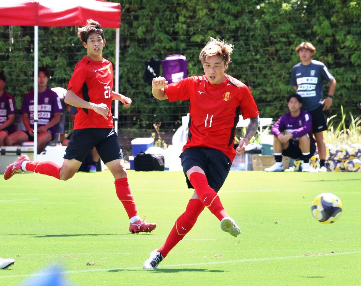 ◇名古屋グランパス、J2藤枝と練習試合は2－2のドロー【フォト