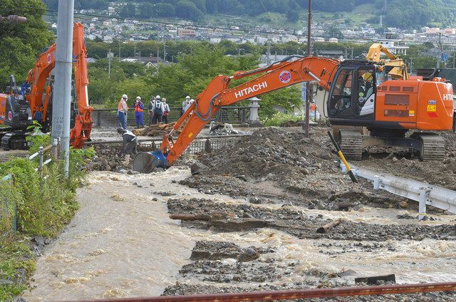川が増水 ６４軒被害 長野 茅野 大雨や土石流も発生か 中日新聞web