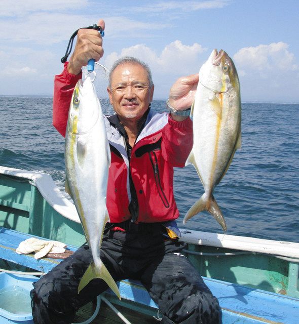 青物入れ掛かり タテ釣りにワラサ70センチも 三重・相差沖:中 青物入れ掛かり タテ釣りにワラサ70センチも 三重・相差沖:中