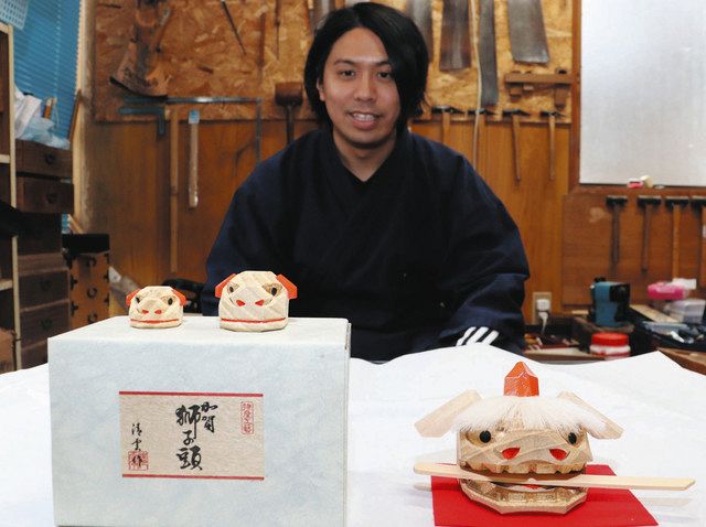 ビームスカラーの獅子頭 白山の知田工房がコラボ ：北陸中日新聞Web