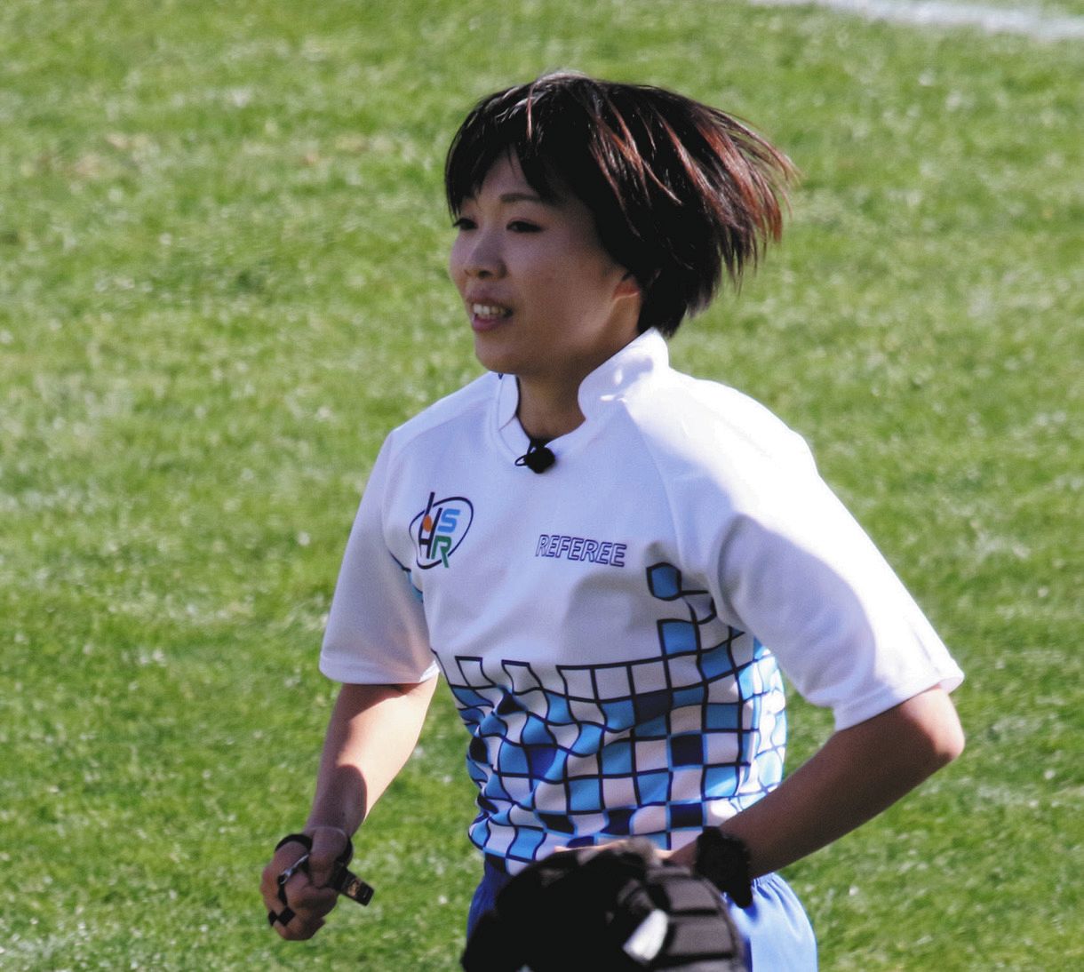 女性で初めて大会オープニングマッチでレフリーを務めた神村英理レフェリー