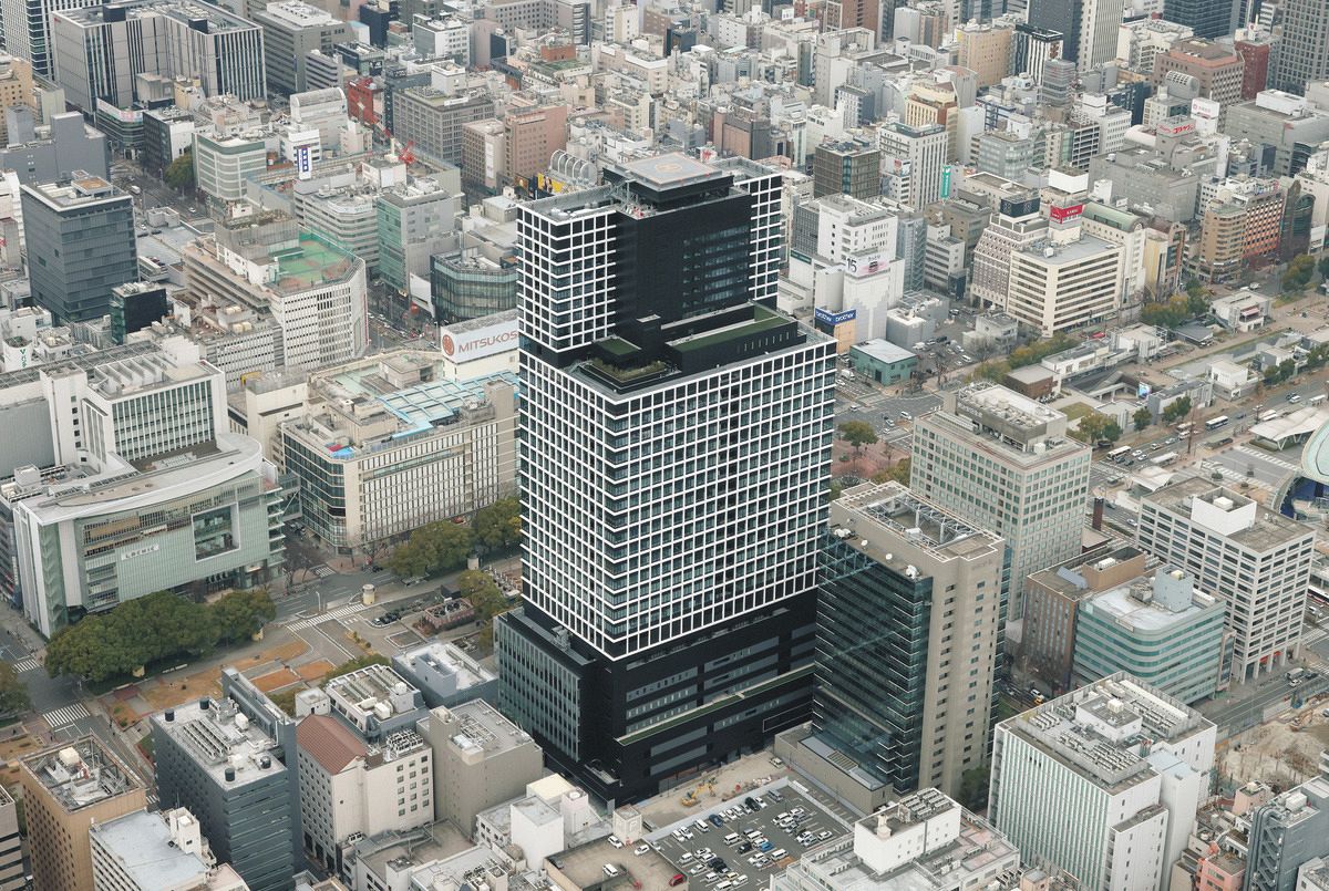 ４月２３日の全面開業が決まった中日ビル