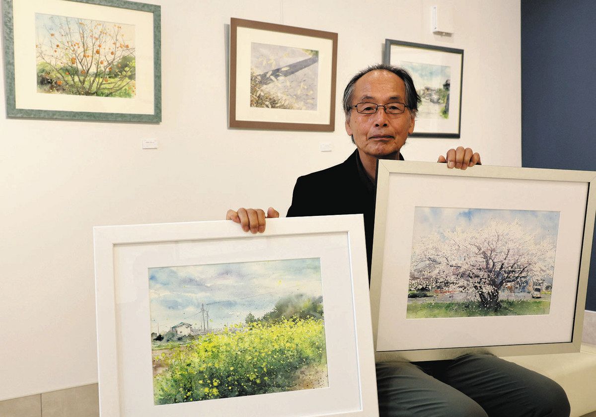 四季折々の日常風景を水彩で 津の画家、伊賀で作品展：中日新聞Web