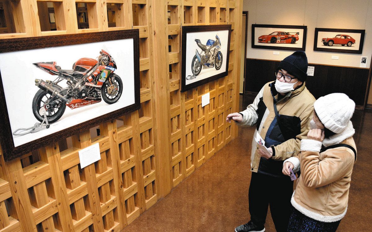 スーパーカブC100やシビックCVCC 天竜区で「柴田制作所」原画 