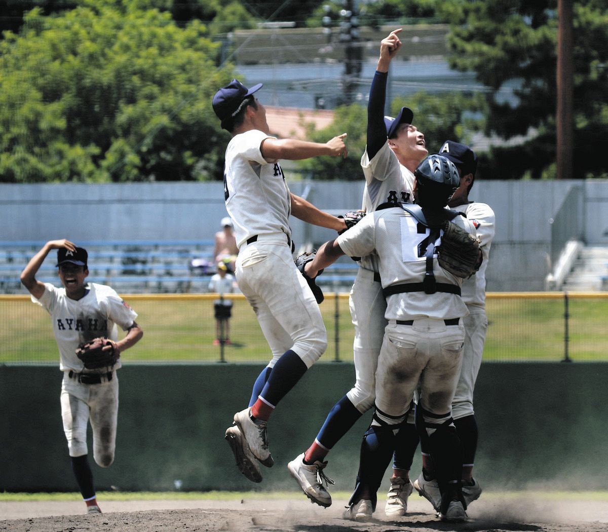 綾羽高校野球部公式戦用ユニフォーム上下セット 綾羽高校野球部公式戦