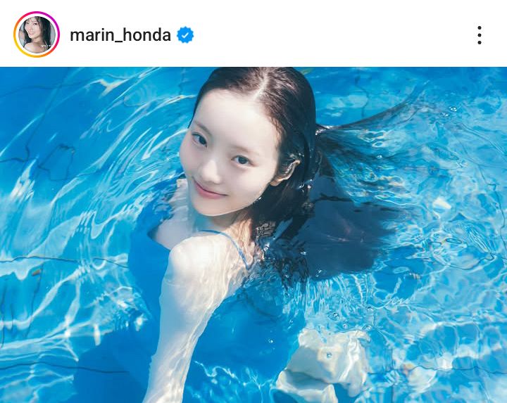 ◇本田真凜さん、「ええすごい！！！」マーメイドショット【写真】：中