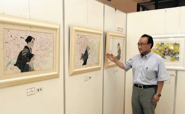 中島潔 【春ふたたび】大版 リトグラフ 中島潔（なかしま きよし）リトグラフ 版画 「風輝く」 【アート