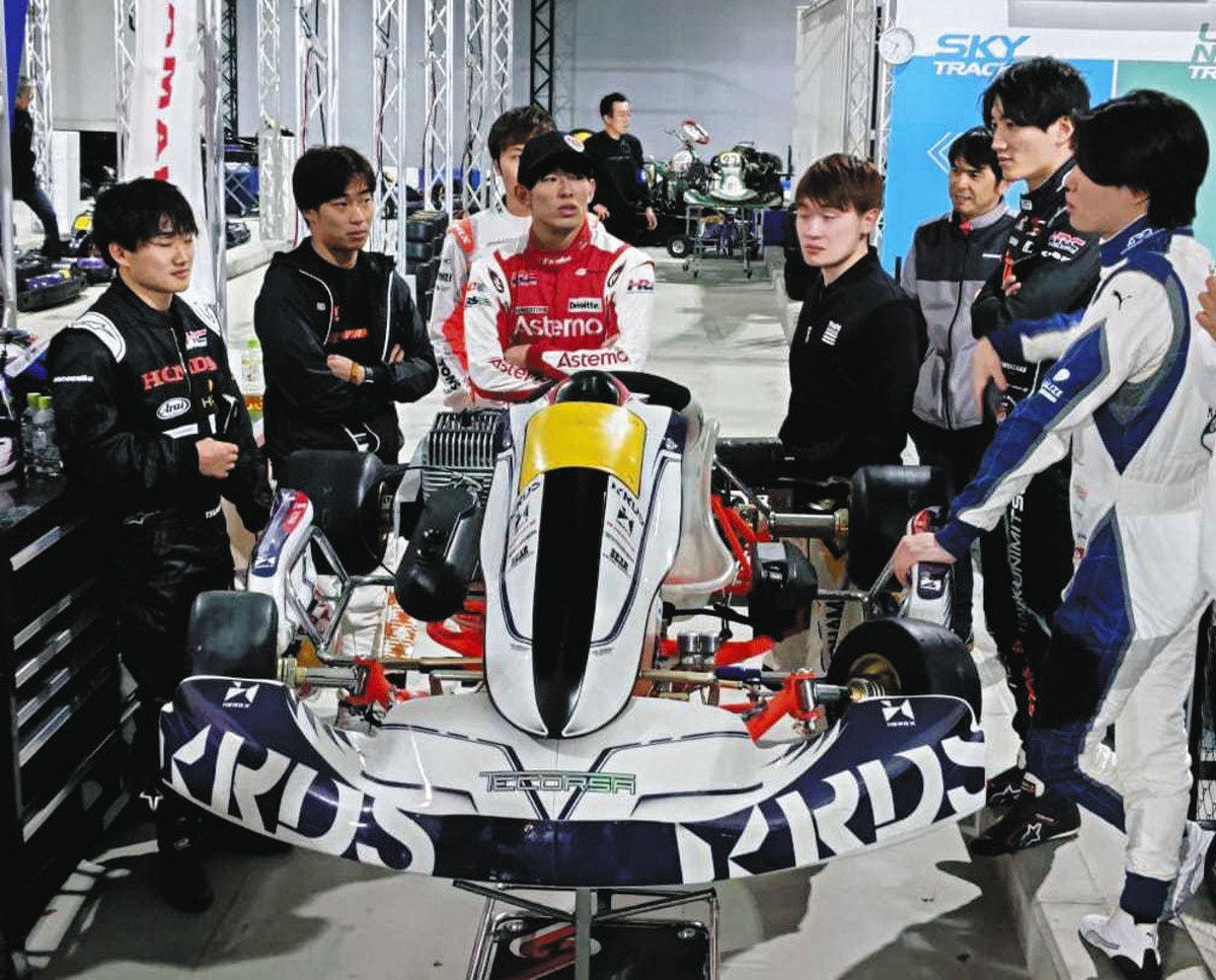 都内でカートイベント主催 F1日本GP入賞の角田裕毅、日本のモーター