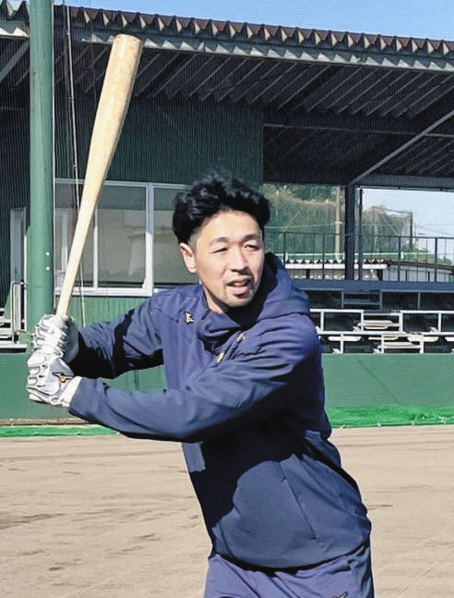 中日から移籍の阿部寿樹、1軍キャンプに向け自主トレ中 「本当にプロ1