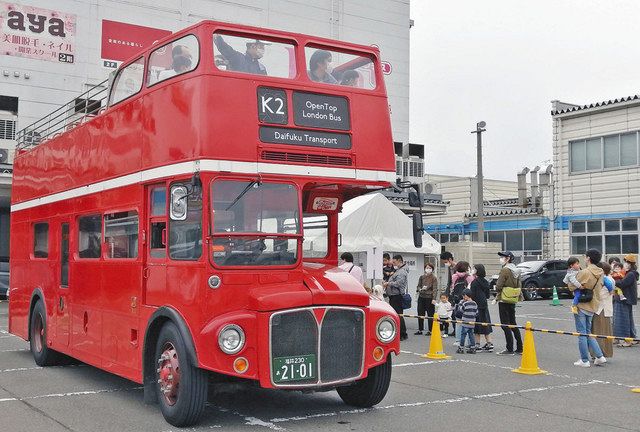 ロンドンバス 福井を走る 乗車体験で英旅行気分 日刊県民福井web