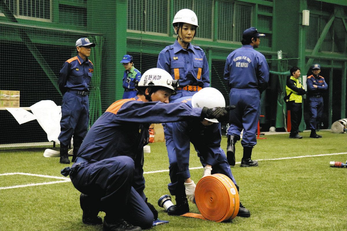 地域防災の要を育てる 熊野で若手消防団員向け訓練のサムネイル