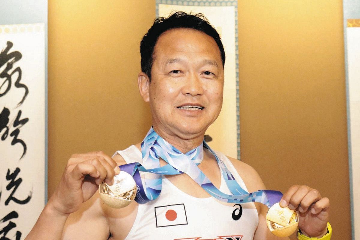 本業は三重県松阪市の茶道具店主 ワールドマスターゲームズ陸上で二冠