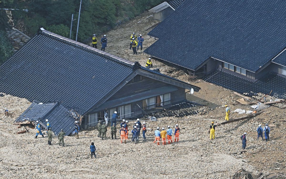 【石川】埋まる１階 捜索やっと　珠洲・大谷：北陸中日新聞Web