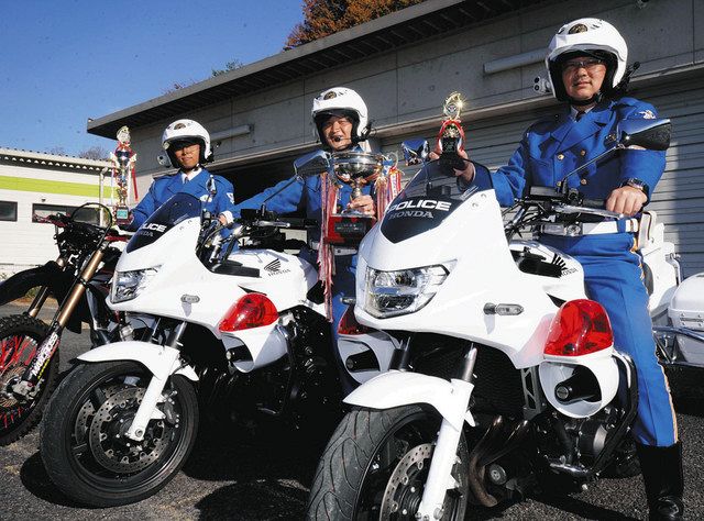 白バイ木曽分駐隊が16年ぶり団体優勝 県警の運転競技大会：中日新聞Web