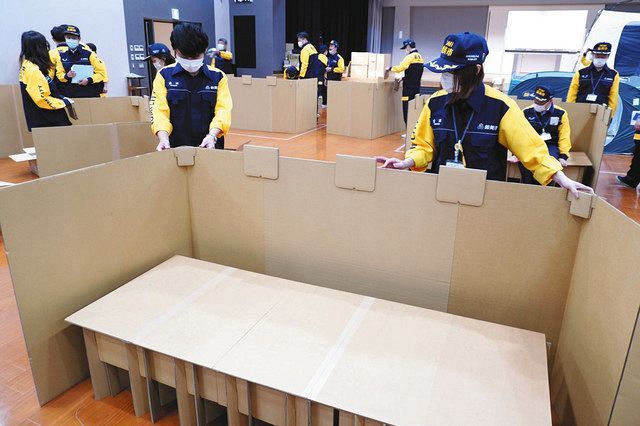 ３密避け 避難所運営を 感染防止 能美市が県内初訓練 北陸中日新聞web
