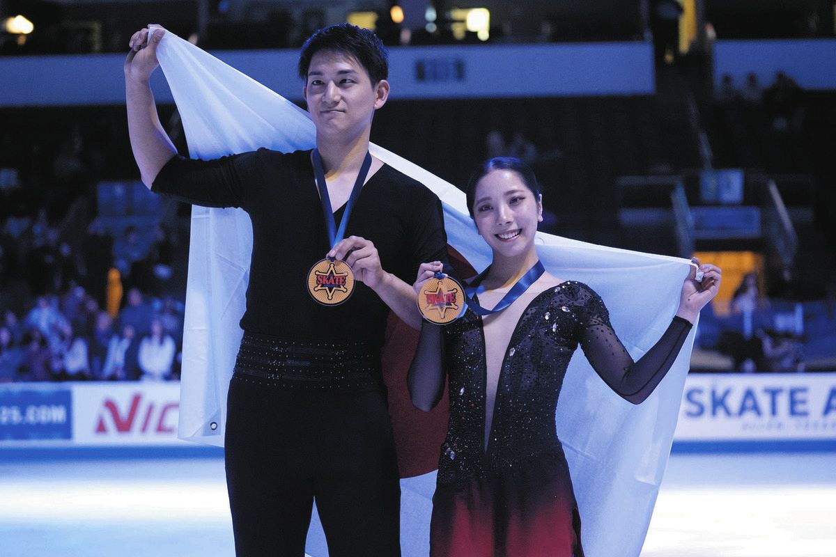 りくりゅう」三浦璃来＆木原龍一ペア、GPシリーズ第1戦で優勝 三浦「次  