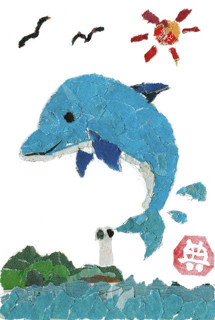 いつも、ほほ笑んでいる「イルカ」さん 掛川市上内田・鈴木典子さん