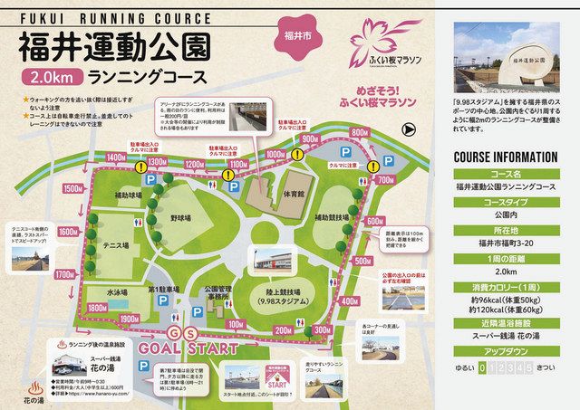 ランニングコース２２カ所を整備 県 ふくい桜マラソン に向け 中日新聞web