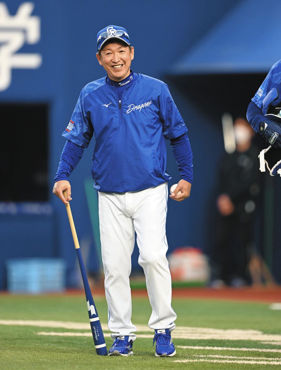 中日ドラゴンズ 立浪和義 監督 ユニフォーム（ビジター）O（XL）