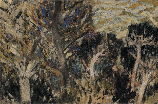 生誕100年 中村正義の風景画どこに 64年前出展の「庭先」「桜