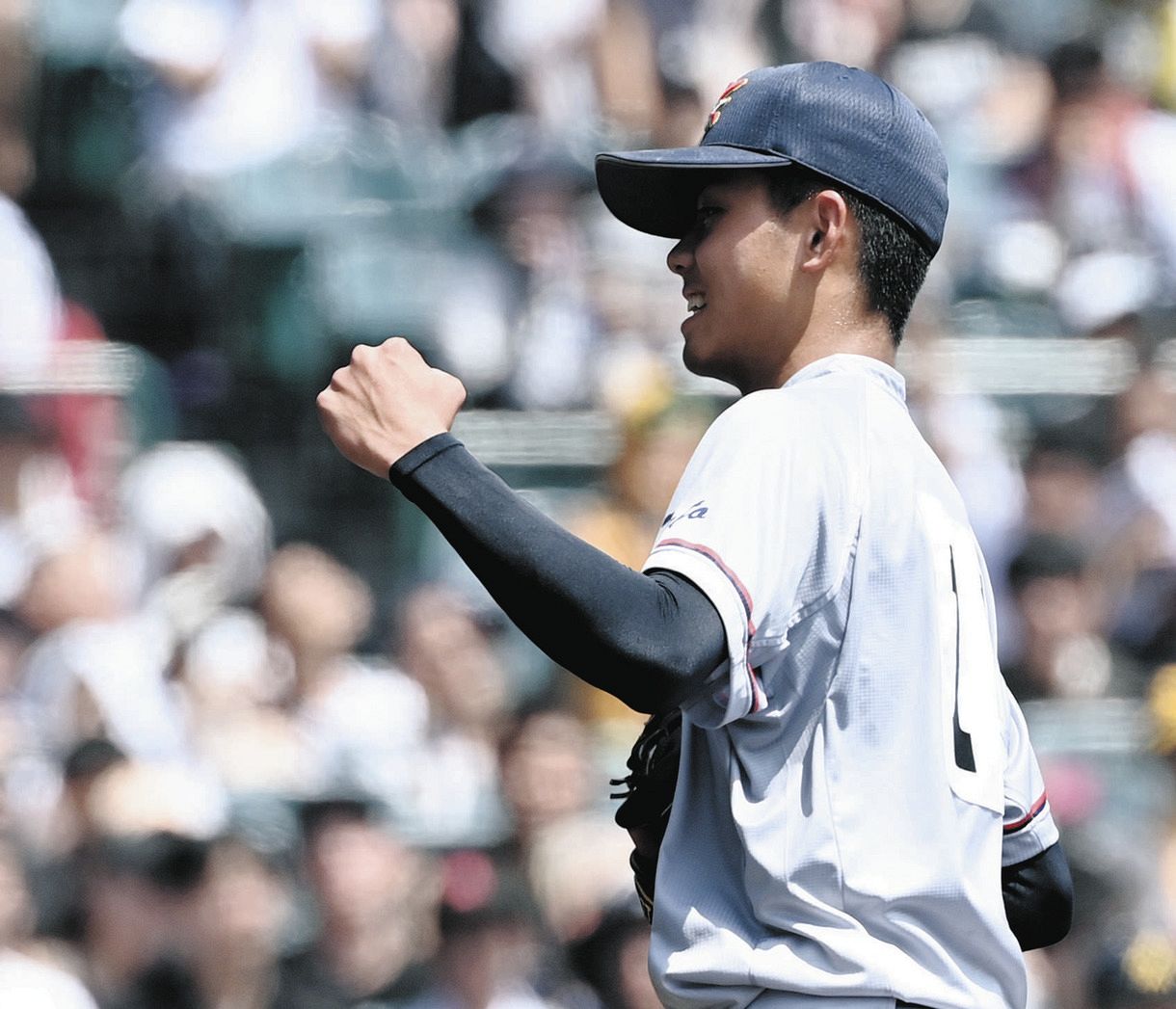 京都国際、2年生左腕・西村が好リリーフ 「センバツで負けたときの