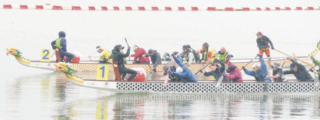ドラゴンボートの２大会でタイム競う 大津：中日新聞Web