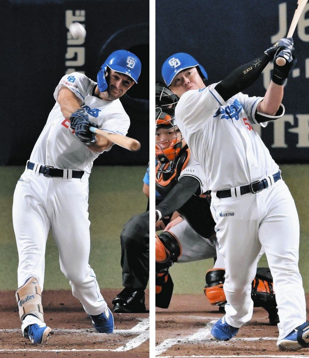 中日】細川成也とボスラー、火を噴いた『2門の大砲』 それぞれの持ち味