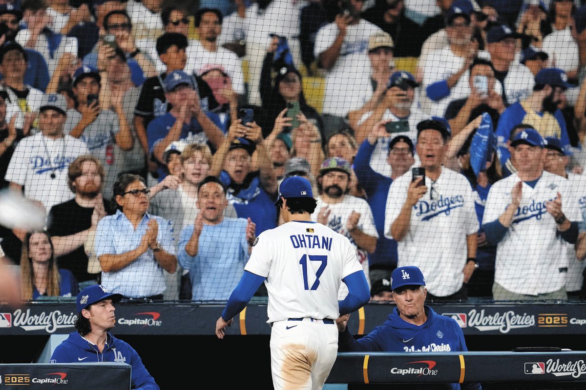 大谷翔平、WS初二刀流も悔しい1日… 7回途中4失点黒星、3打数