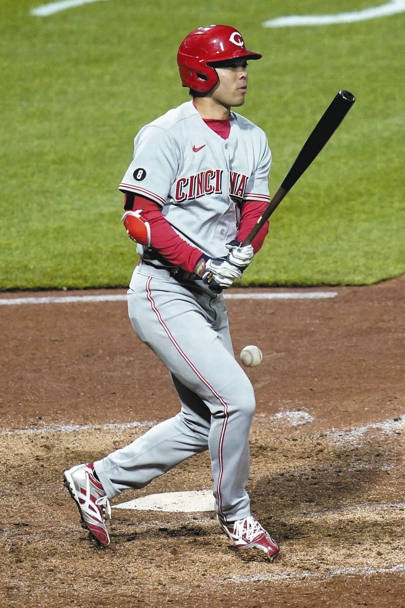 MLB】レッズ秋山翔吾は途中出場、好機に打席も空振り三振：中日