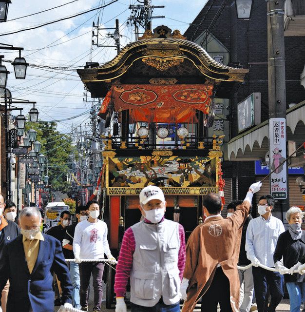 だんじりや鬼面を展示、上野天神祭が開幕 コロナ禍で規模縮小 ：中日 