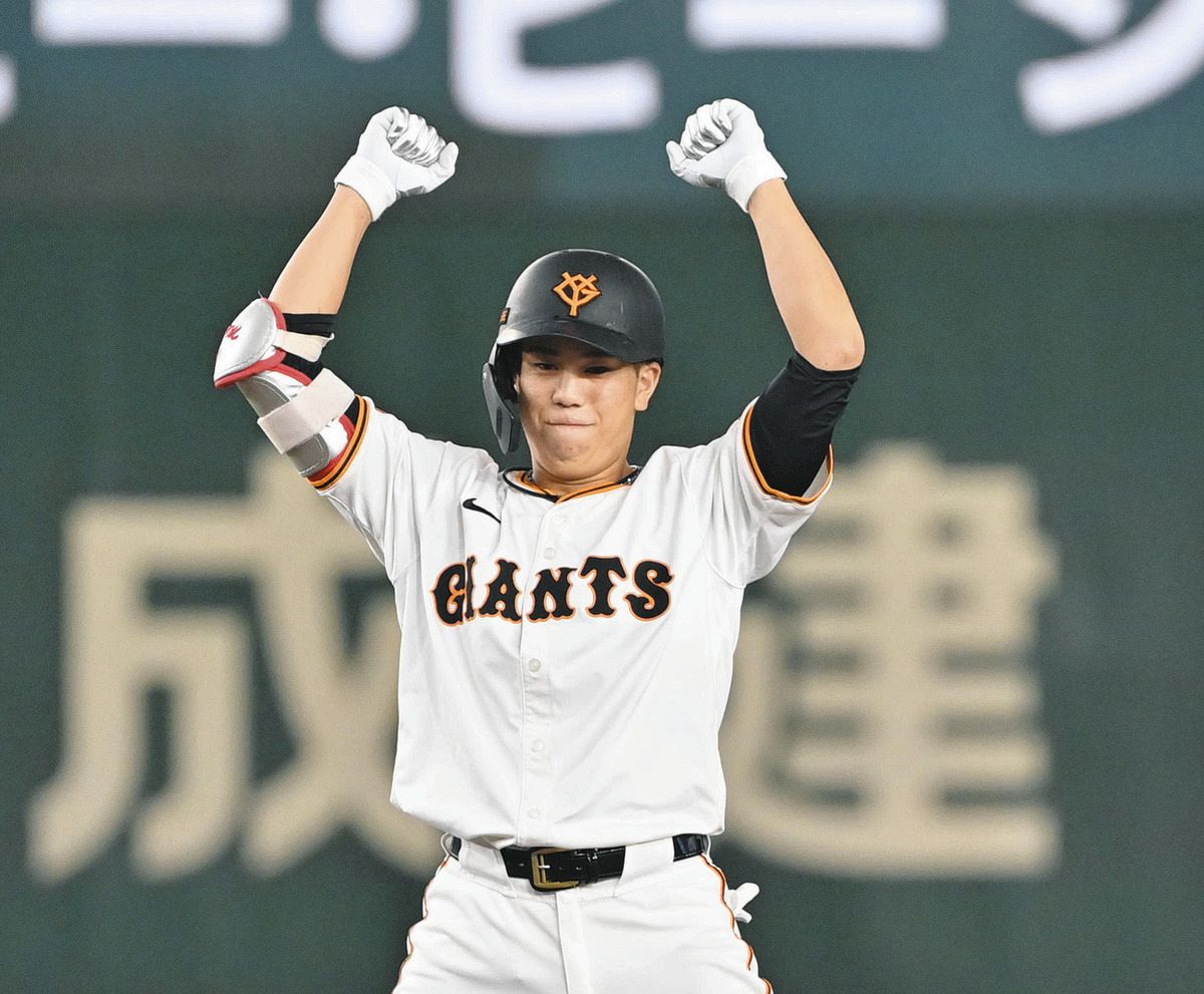 巨人・門脇誠、6回に走者一掃のタイムリー！ レギュラー返り咲き狙う