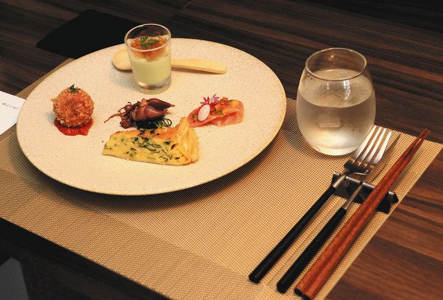 箸で食べられるフレンチを 脱サラシェフが腕ふるうレストラン 中日新聞web