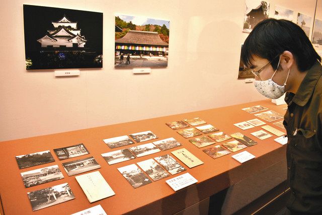明治から戦前中心、県内外の名所の絵はがき紹介 愛荘で展示：中日新聞Web