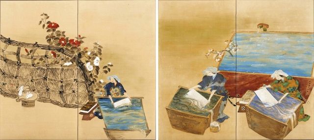 冨田渓仙と越前和紙の関わり紹介 県立美術館で企画展：中日新聞Web