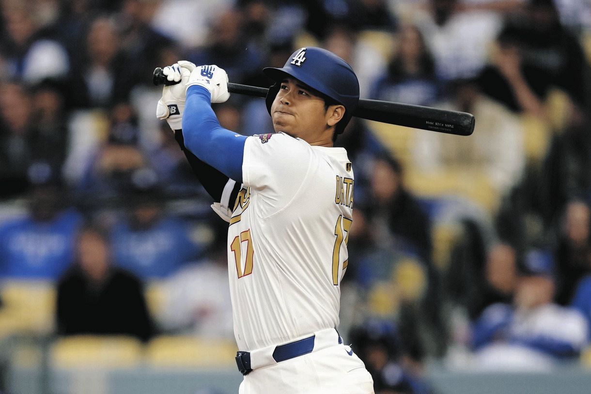 大谷翔平、ドジャース開幕3連勝に貢献！ 本拠地初本塁打の2戦連発2